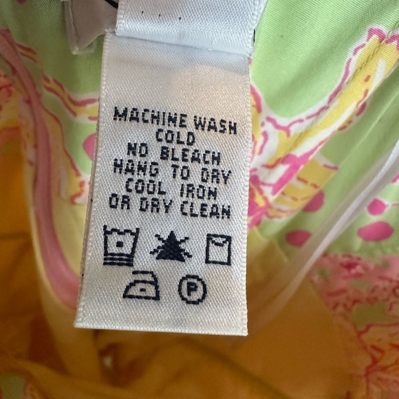 Lilly Pulitzer Strapless Dress in Pink, Yellow, and Green - Picture 5 of 5